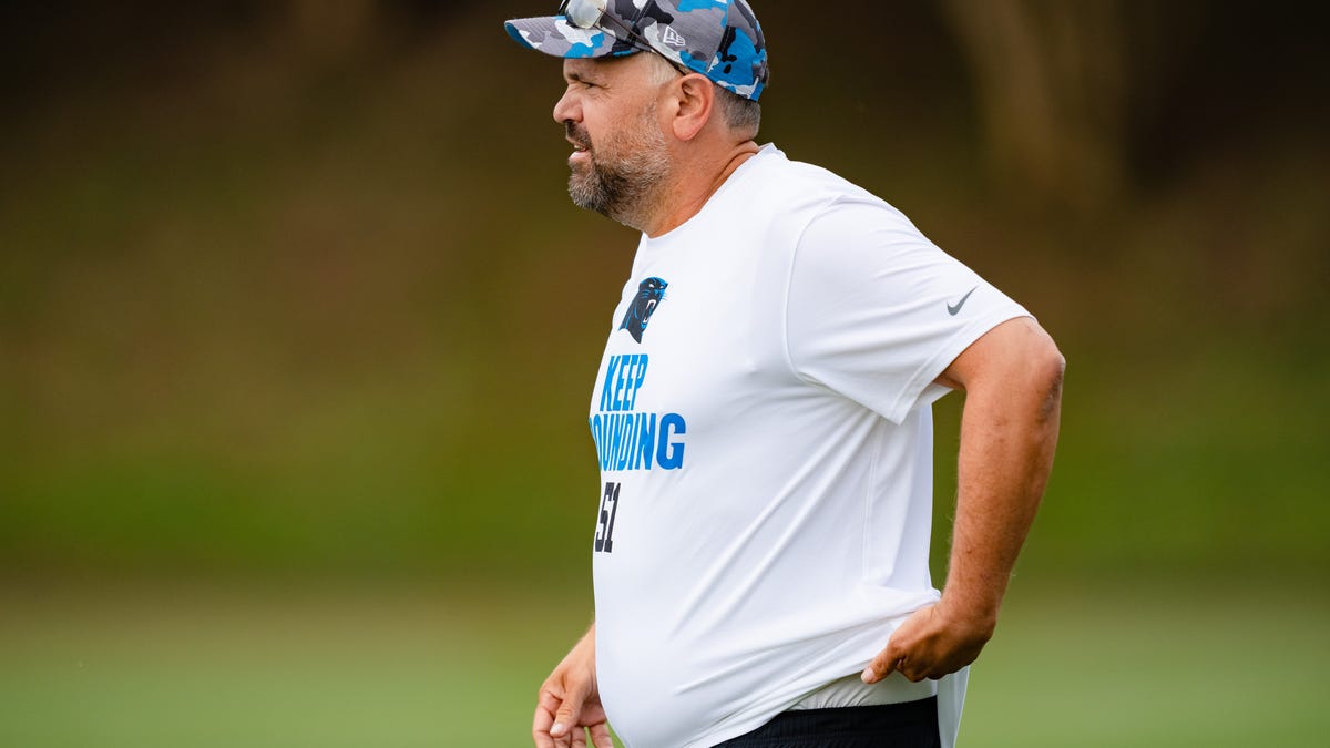 Panthers coach Matt Rhule thinks he’s still coaching college kids