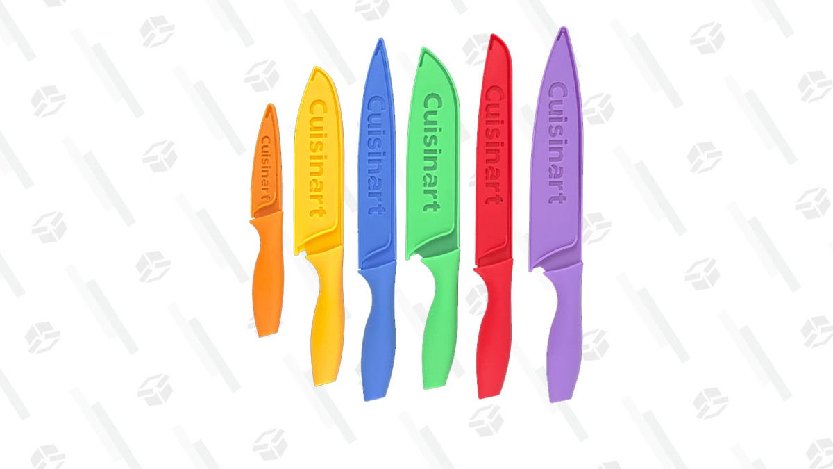 cuisinart rainbow knife set