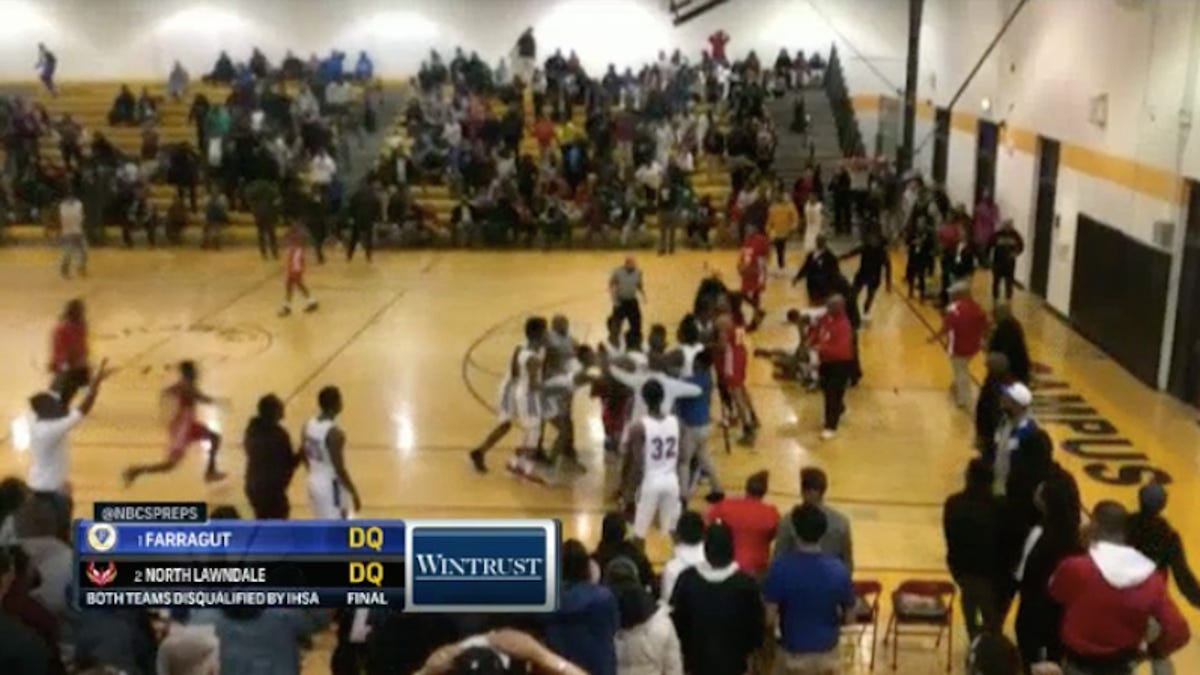 High School Basketball Brawl Gets Both Teams Disqualified From