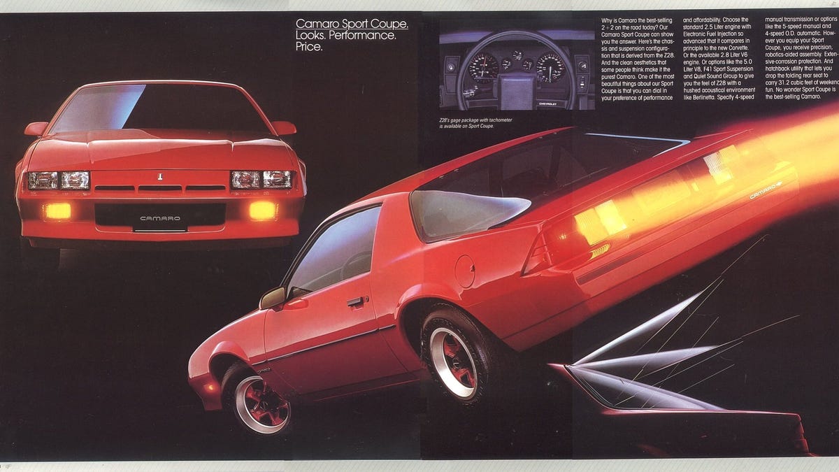 The First Four-Cylinder Chevrolet Camaro Was Really Bad