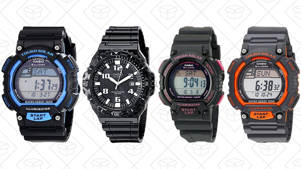 Stay On Time and On Budget With Amazon's Casio Watch Sale - All $25 Or Less