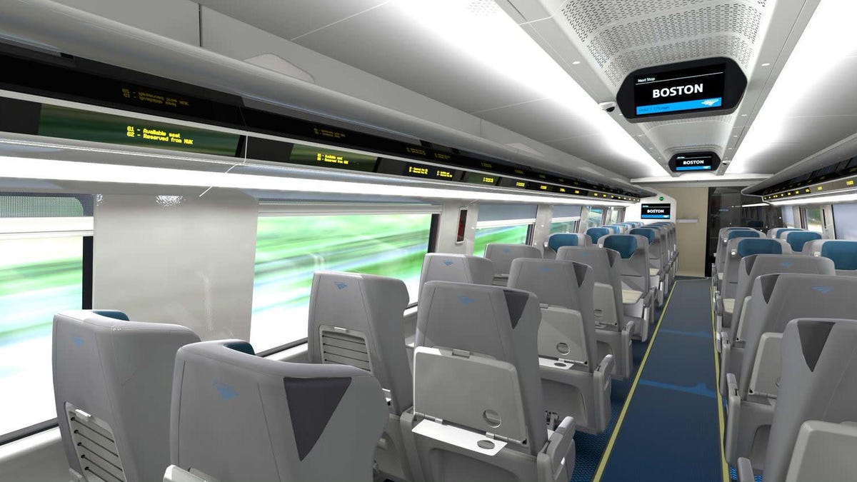 Mock Up Shows A New Amtrak Acela Interior That S Refreshed