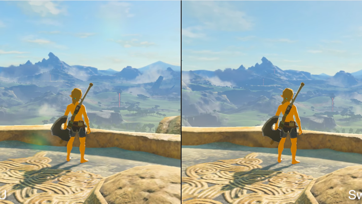 Zelda Breath Of The Wild S Switch And Wii U Versions Compared
