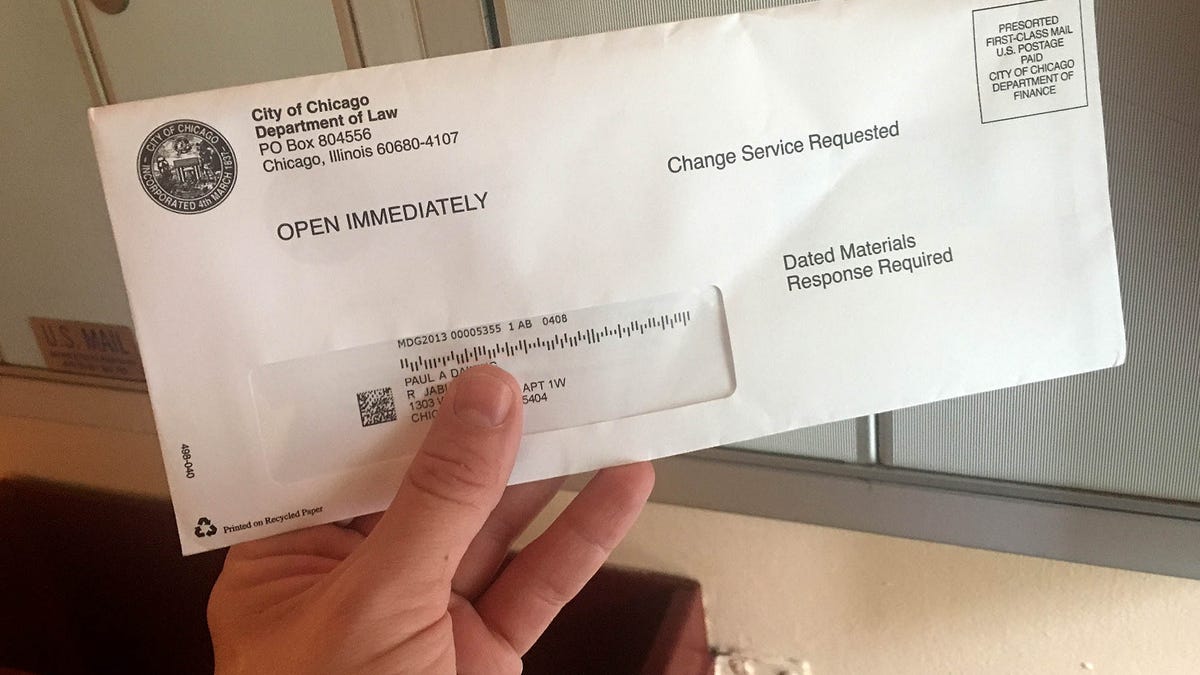 what to write on mail for old resident