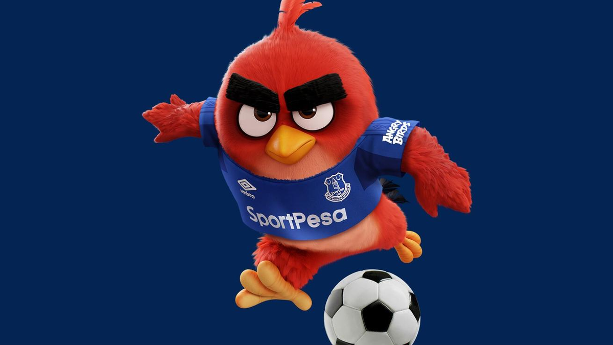 everton angry birds kit