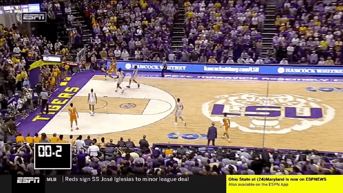 Grant Williams Missed A Game Tying Shot Because He Used His Right