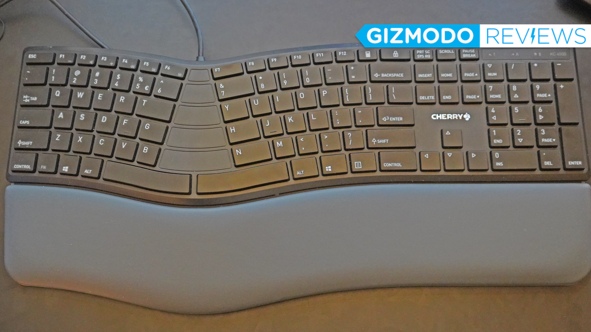 An inexpensive and comfortable ergonomic keyboard