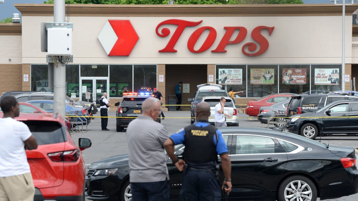 Tops Supermarket Racially Motivated Mass Shooting in Buffalo New York - cover