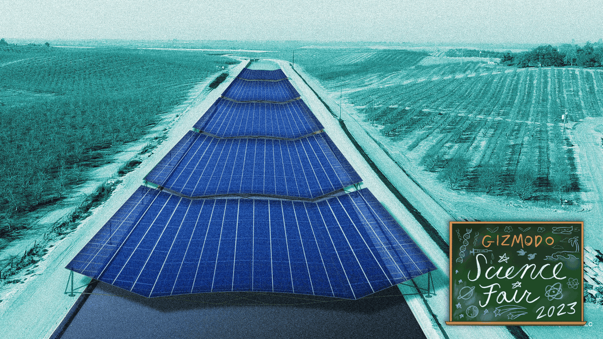 Solar Panels Over California’s Canals Could Save Water While Making Clean Energy