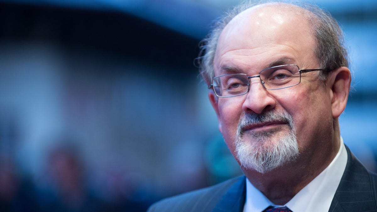 Salman Rushdie is promoting his new novel with a little help from fellow authors