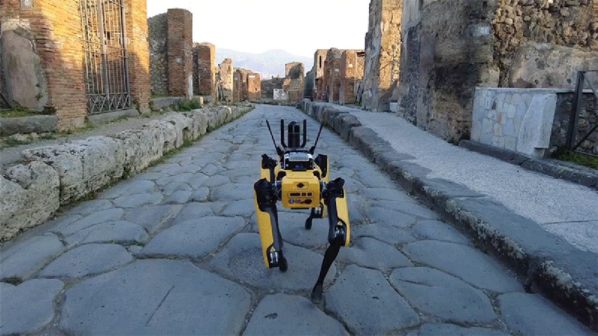 Boston Dynamics’ Robo-Dog Is Protecting the Remains of Pompeii