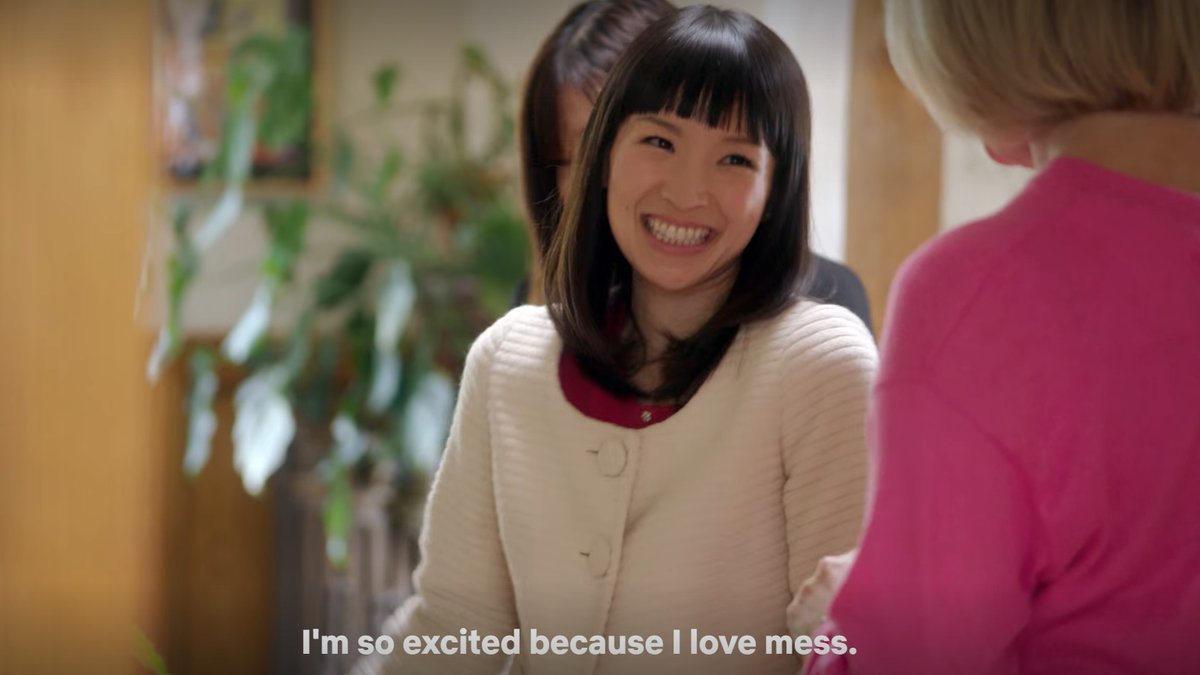 Relatable: Marie Kondo Gives Up