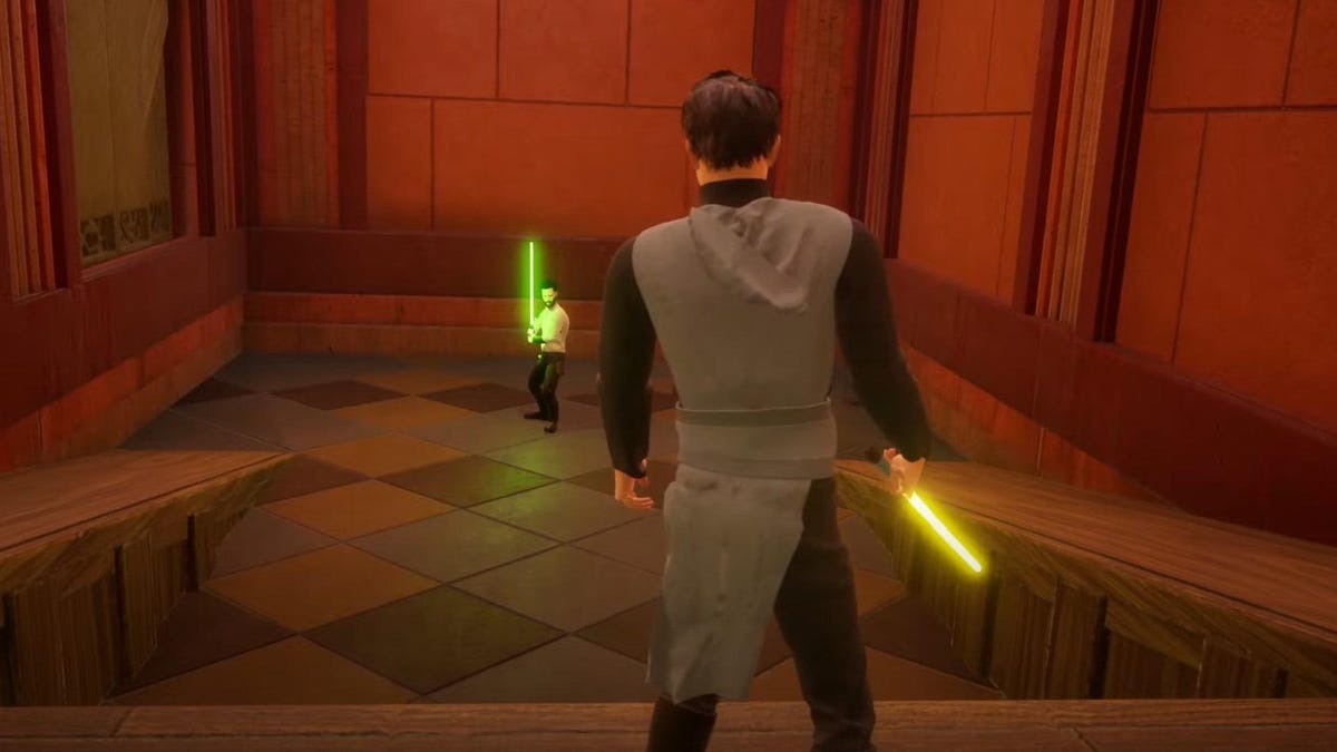 Jedi Knight Opening Remade In Unreal, Playable