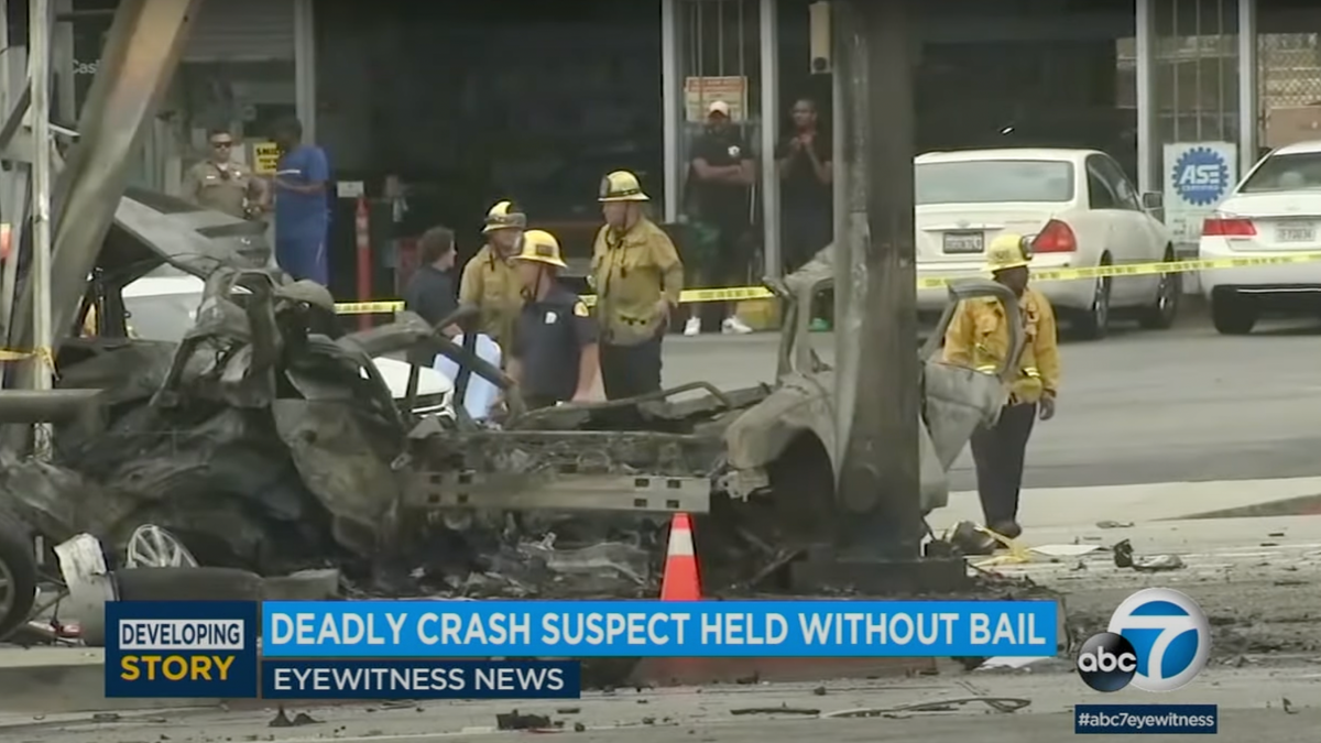 Nurse Ran Purple Mild At 130 MPH in Deadly LA Crash That Killed 6
