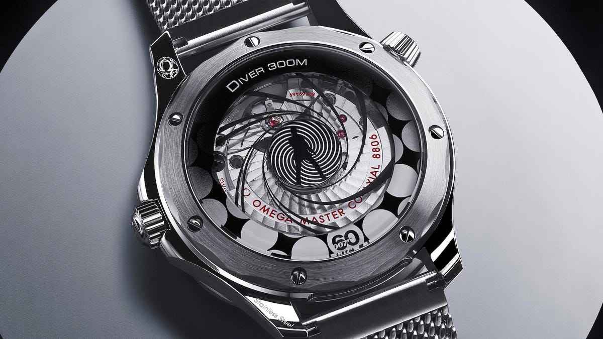 Omega Recreated the Iconic James Bond Opening on This $7,600 Watch Using Only Mechanical Parts - Gizmodo