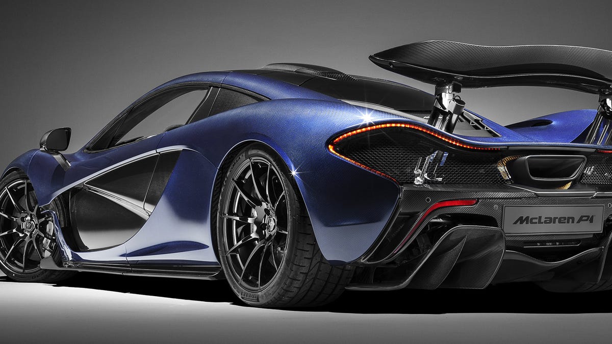 The Mclaren P1 Farewell Is Dressed In Stunning Naked Blue