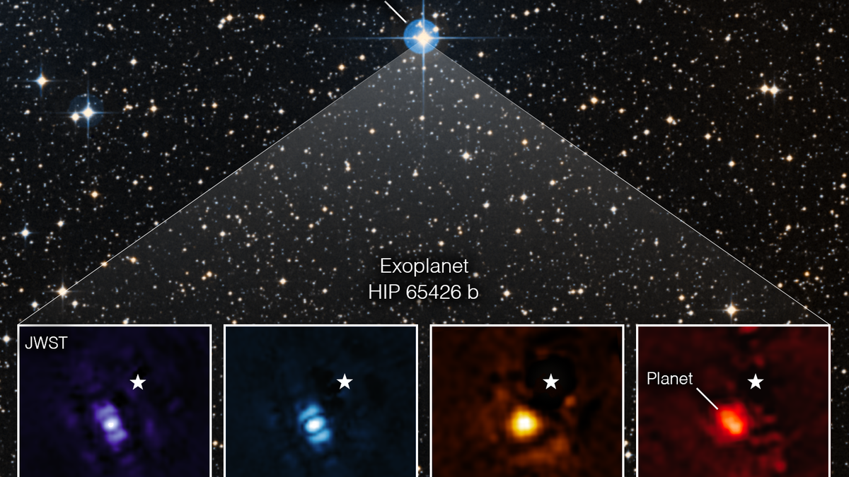 See Webb Telescope’s First Photos of an Exoplanet