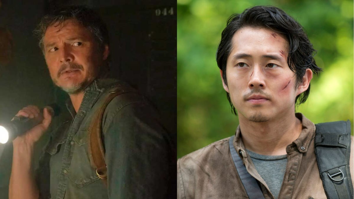 Last of Us’ Pedro Pascal, TWD’s Steven Yeun Talk Zombie Shows