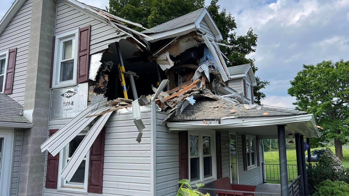 Another Car Has Somehow Ended Up In The Second Story Of A House | Automotiv