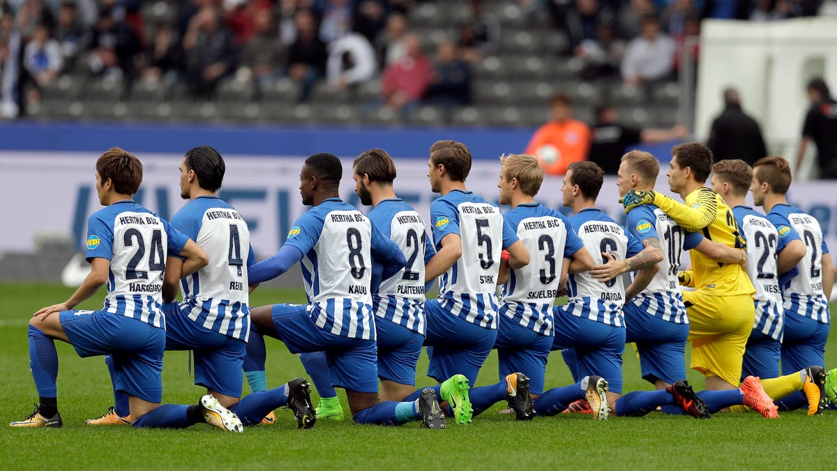 More German Soccer Players Have Taken a Knee Than US Baseball or Hockey ...