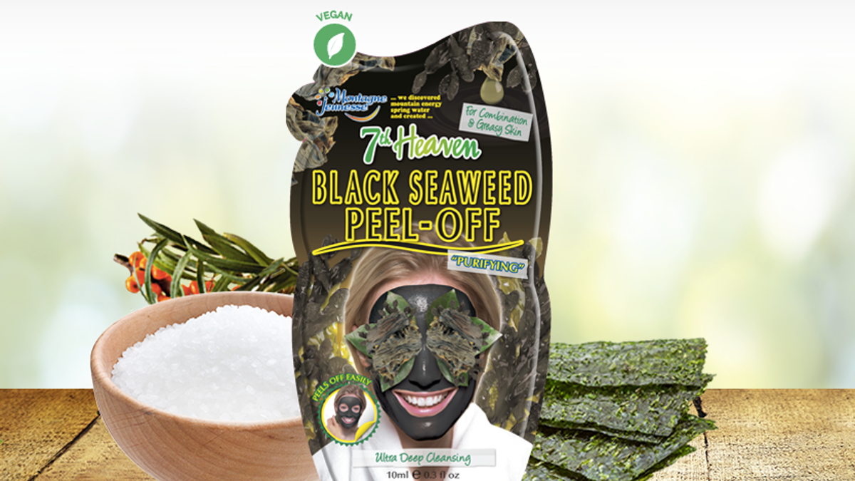 Black Seaweed Peel Off Face Mask