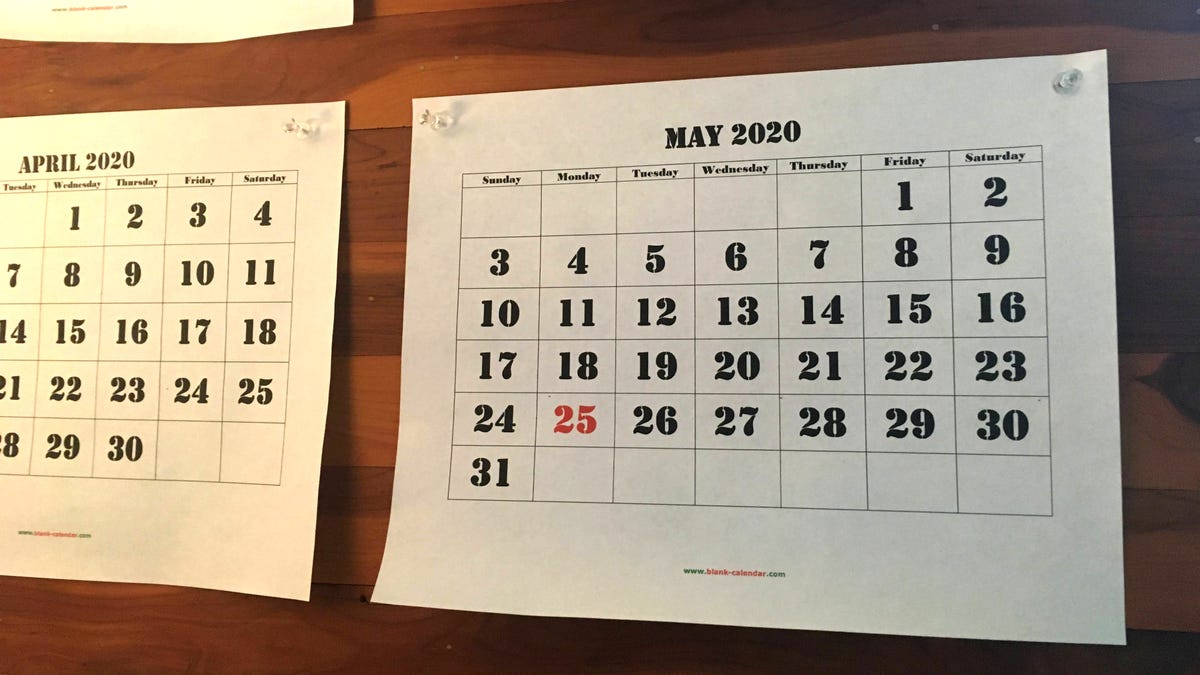 Print Your Own Blank Calendars