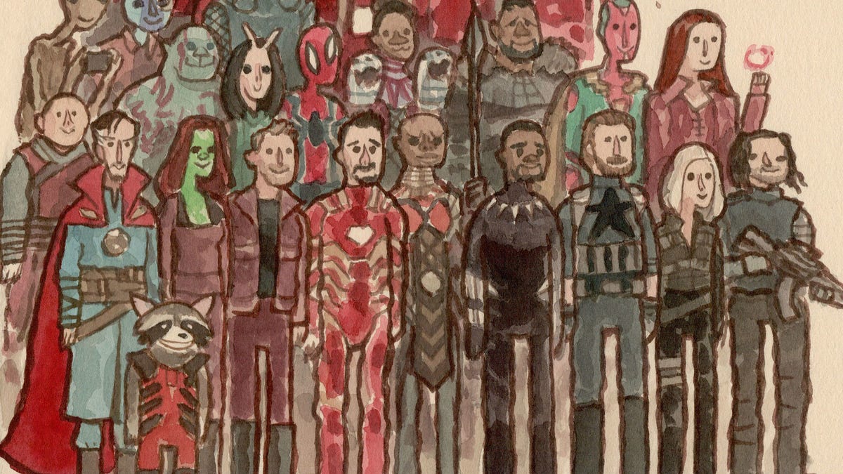 This Avengers Infinity War Painting Is A Insanely Epic