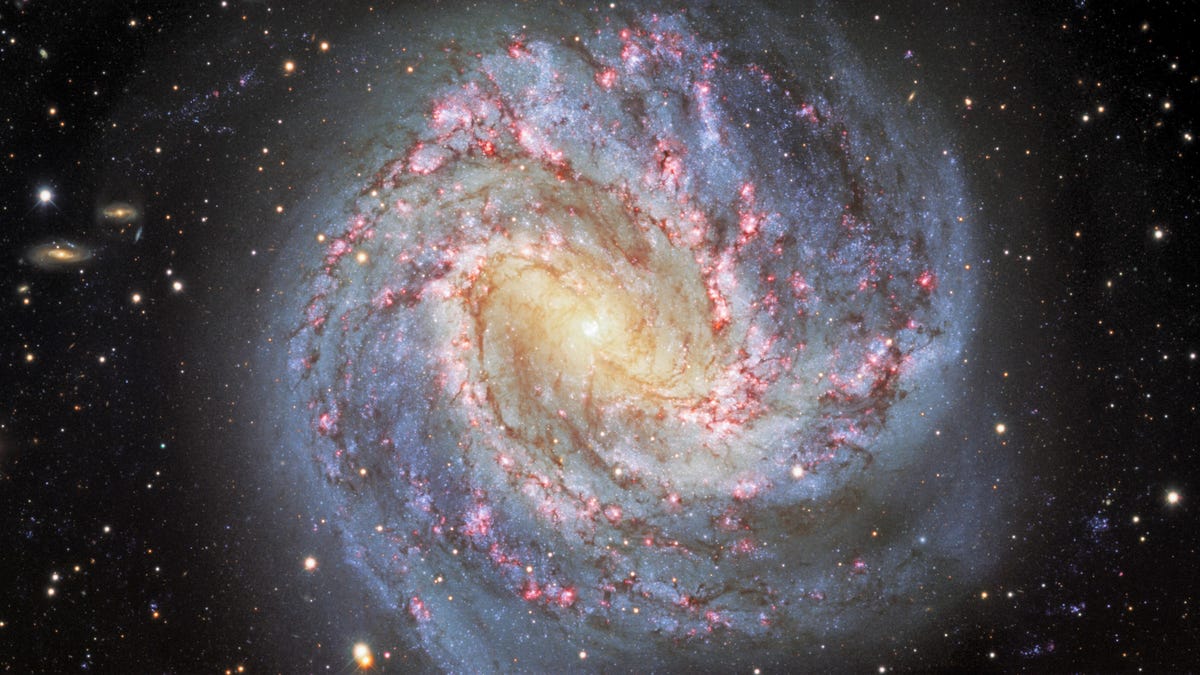 The new image shows the Messier 83 Galaxy in refined detail