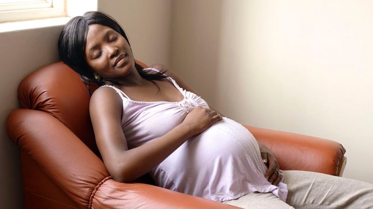 Nation’s Pregnant Women Announce Discovery Of Comfortable Sitting Position.