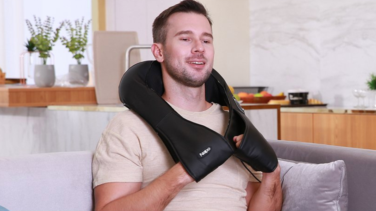 Relieve Some Of Your Tension With This $39 Shiatsu Neck and Shoulder Massager