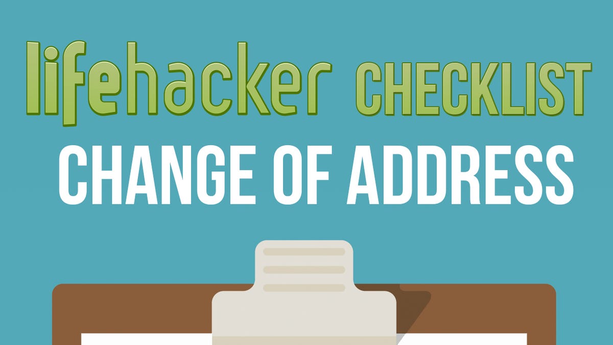 Change Your Address Everywhere On This Printable Checklist