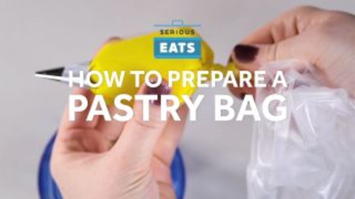 The Right Way to Fill a Pastry Bag