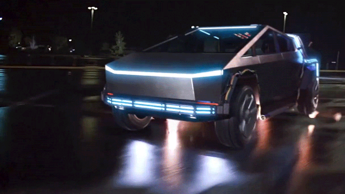 Visual Effects Artists Put a Tesla Cybertruck in BTTF