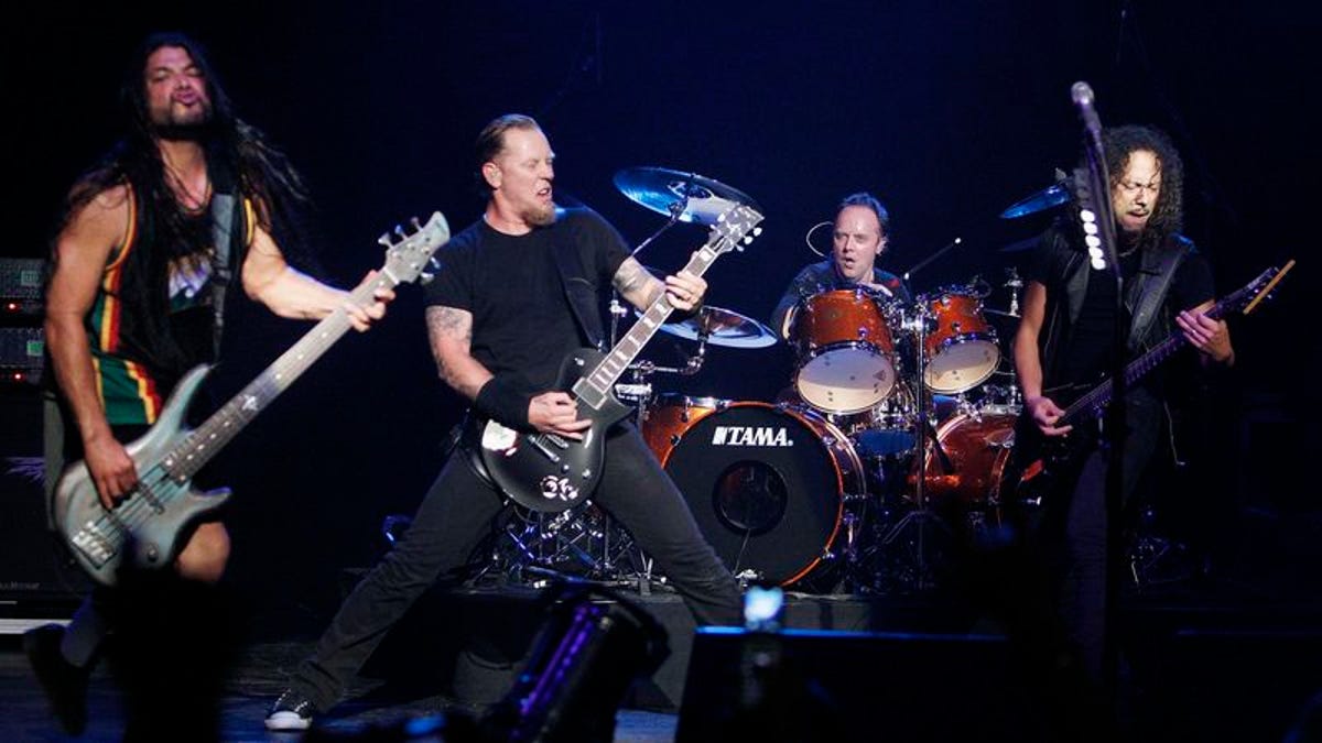 metallica top of the pops