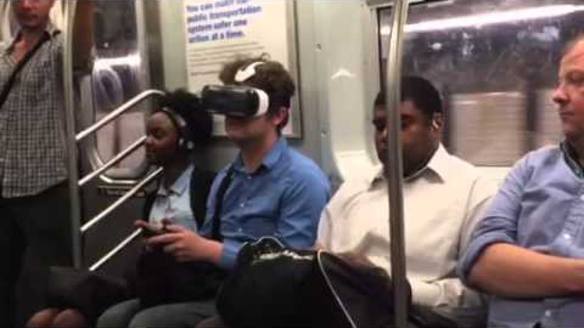 That Vr Guy Riding The Subway Now With Video Update We Found Him