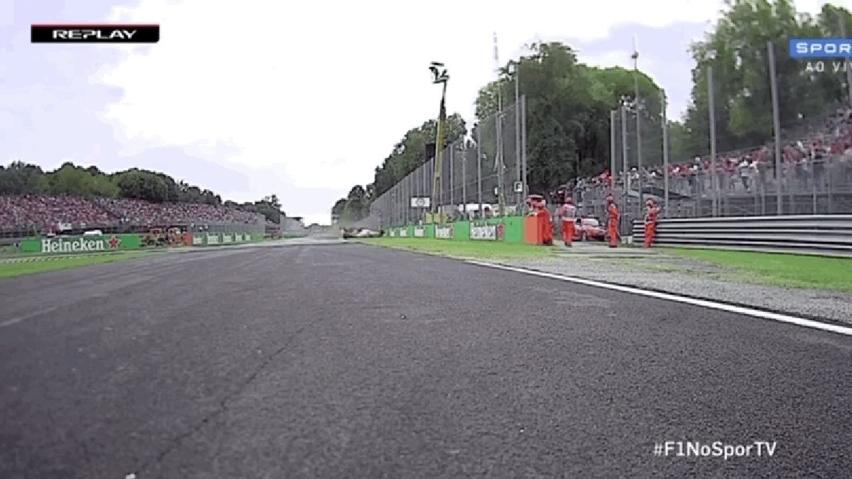 F1 Driver Walks Away From 220 Mph Crash