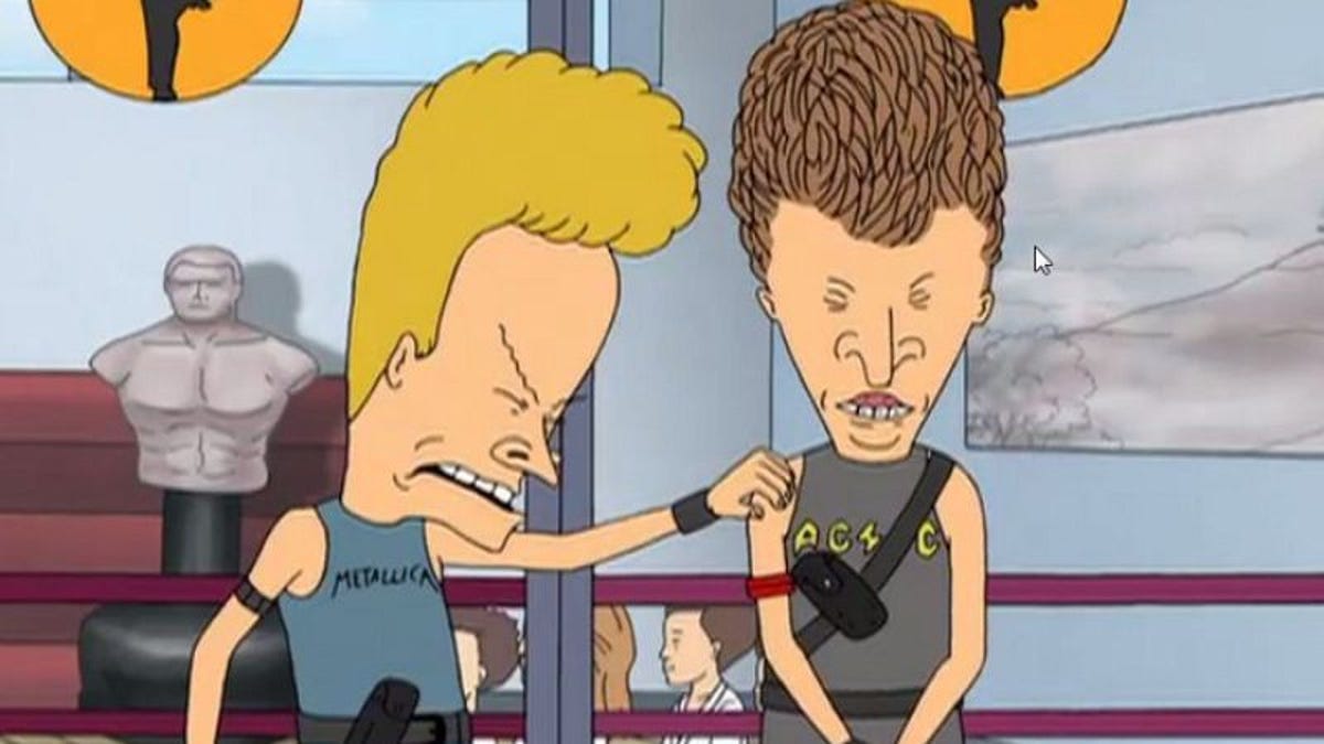 Beavis And Butt Head Used Car Bounty Hunters Time Machine Massage
