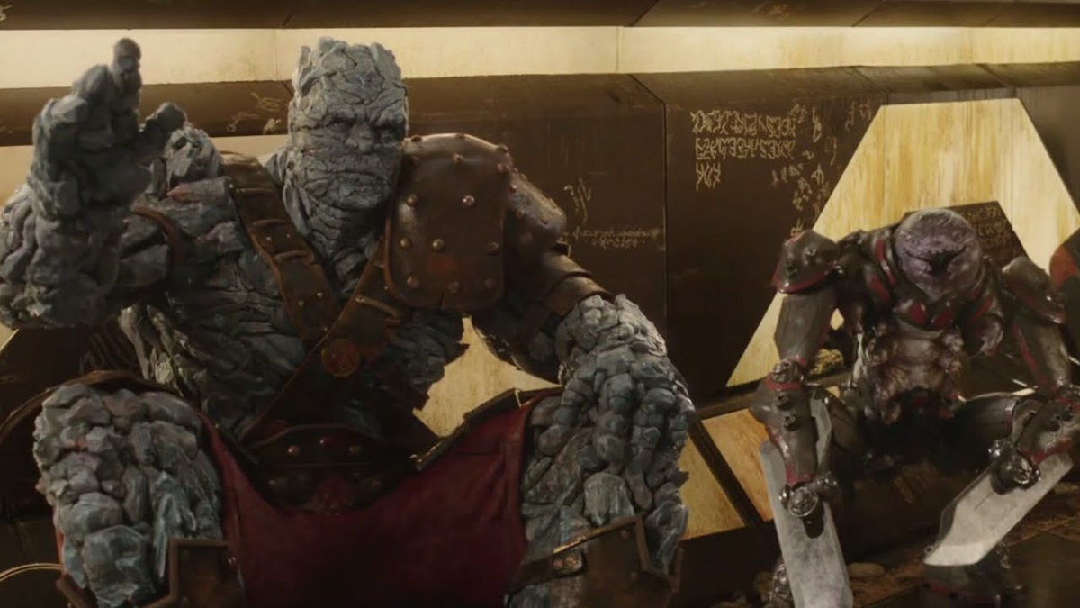 photo of Korg and Miek Go to War in This Avengers: Endgame Concept Art image