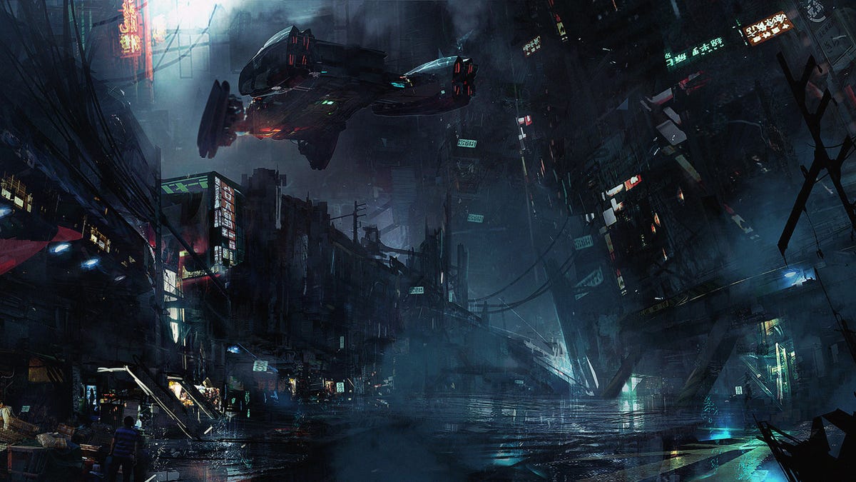 Cyberpunk Cityscape In Need Of Urgent Cleaning Flipboard