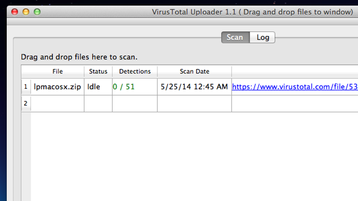 virustotal uploader for mac