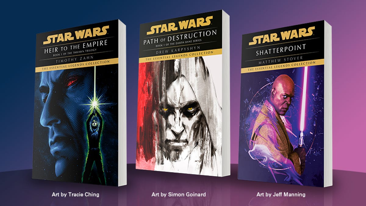 Star Wars legend novels including the heir to the reprinted Empire
