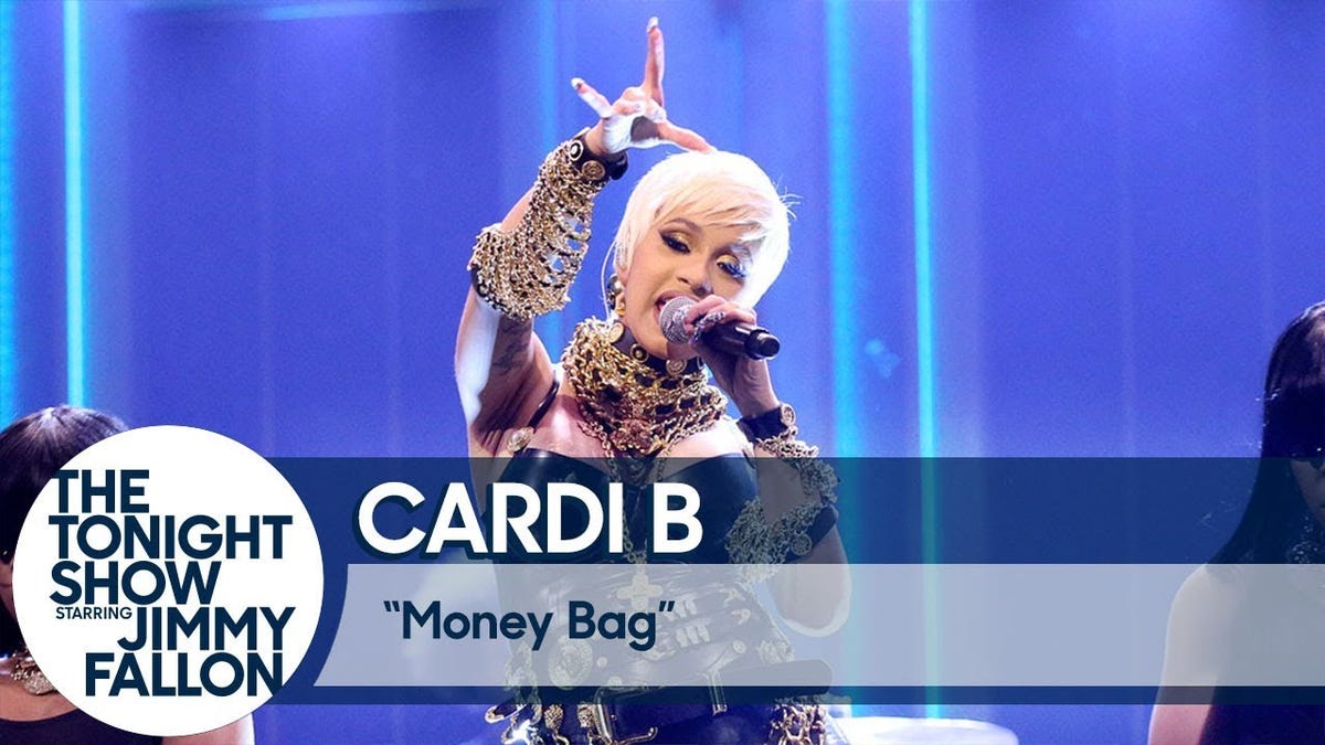 Cardi B Performs 'Money Bag' on Jimmy Fallon's 'Tonight Show' (Video):  Photo 4062228 | Cardi B, Jimmy Fallon, Pregnant Celebrities, Television  Photos | Just Jared: Entertainment News