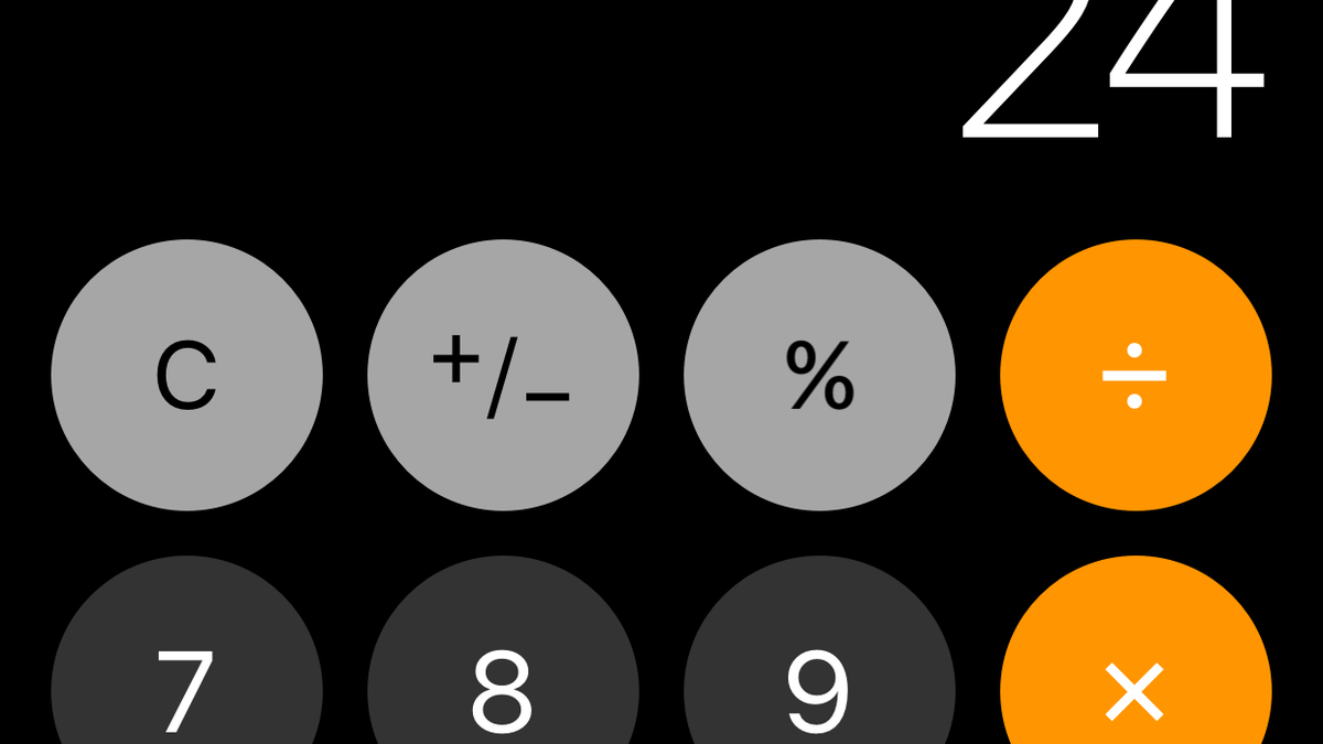 ¿Cuánto es 1+2+3? La nueva calculadora de iOS 11 dice que 24