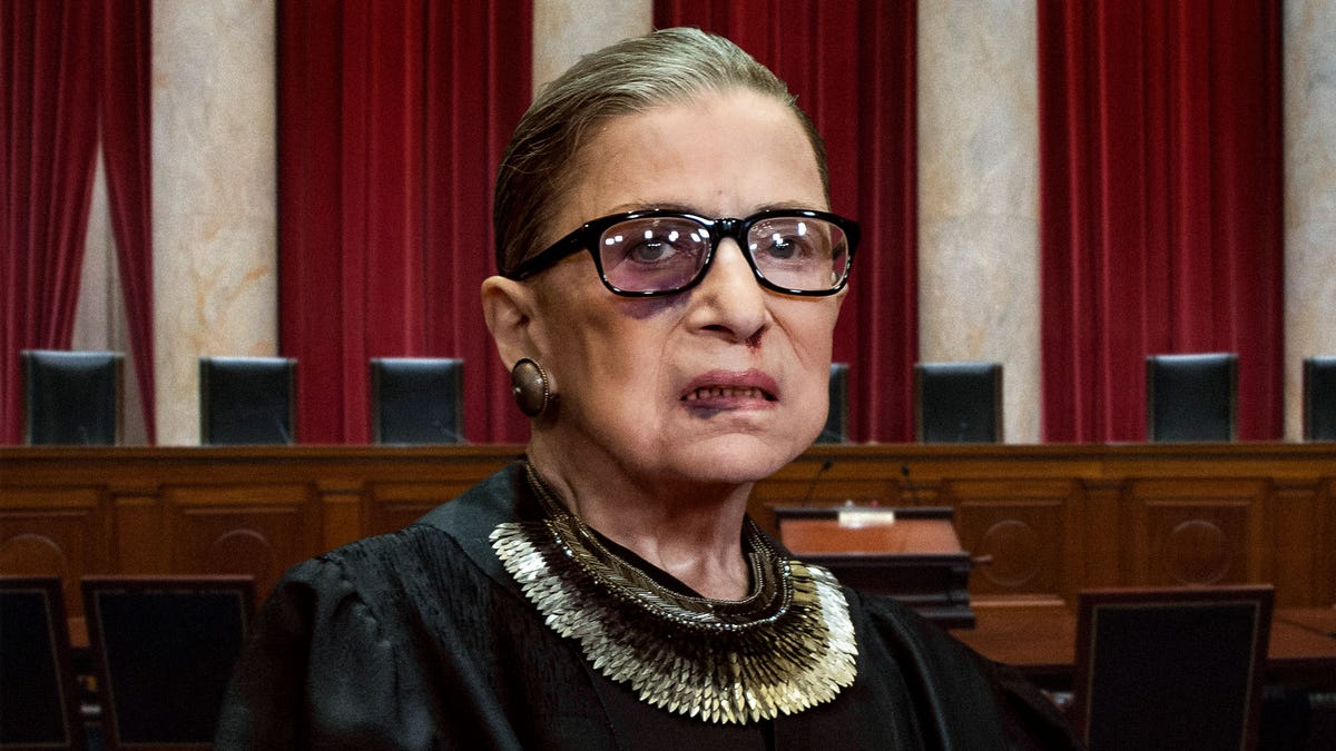 Ruth Bader Ginsburg Suspended For Next 10 Rulings Following Supreme Court Bench Clearing Brawl