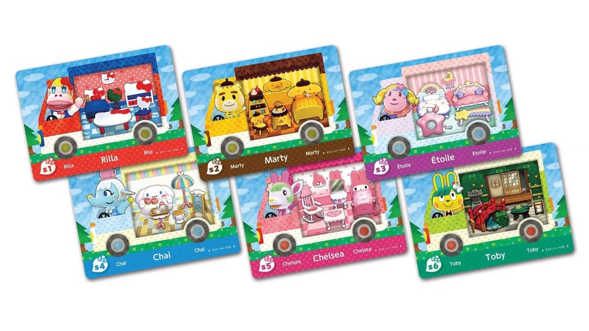 Animal Crossing Sanrio Amiibo cards sell out immediately, make everyone sad