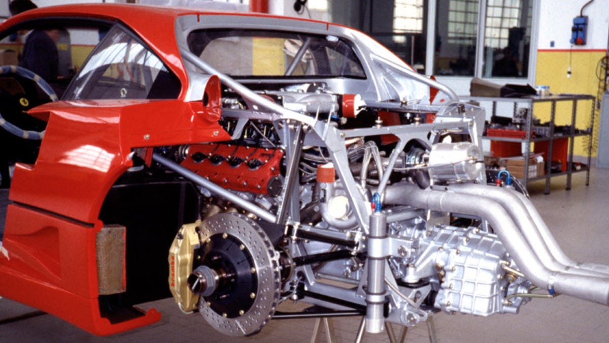 This Is What The Guts Of A Ferrari F40 Look Like