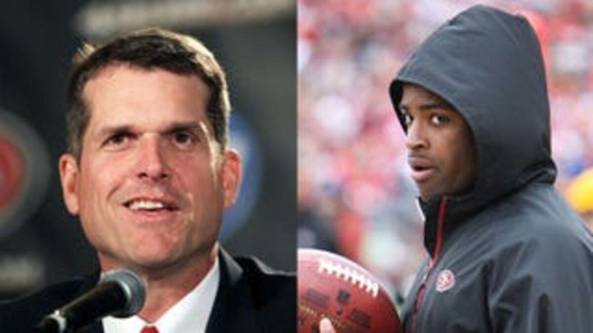 Jim Harbaugh Insists Michael Crabtree Has Best, Most Lickable Hands In