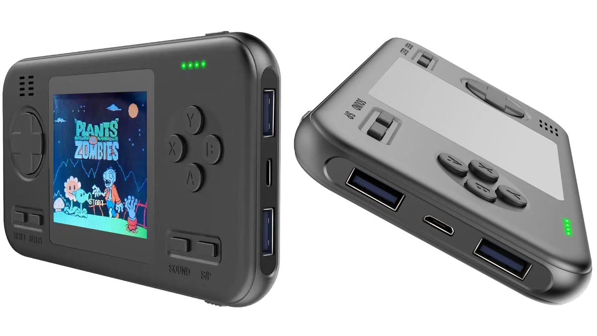 This Battery Pack With Built-In Games Lets You Never Talk to Another Soul Ever Again thumbnail