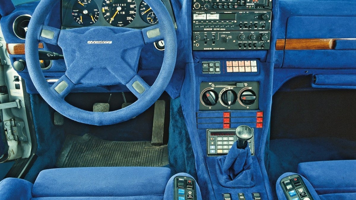 The Bluest Car Interiors Ever Made