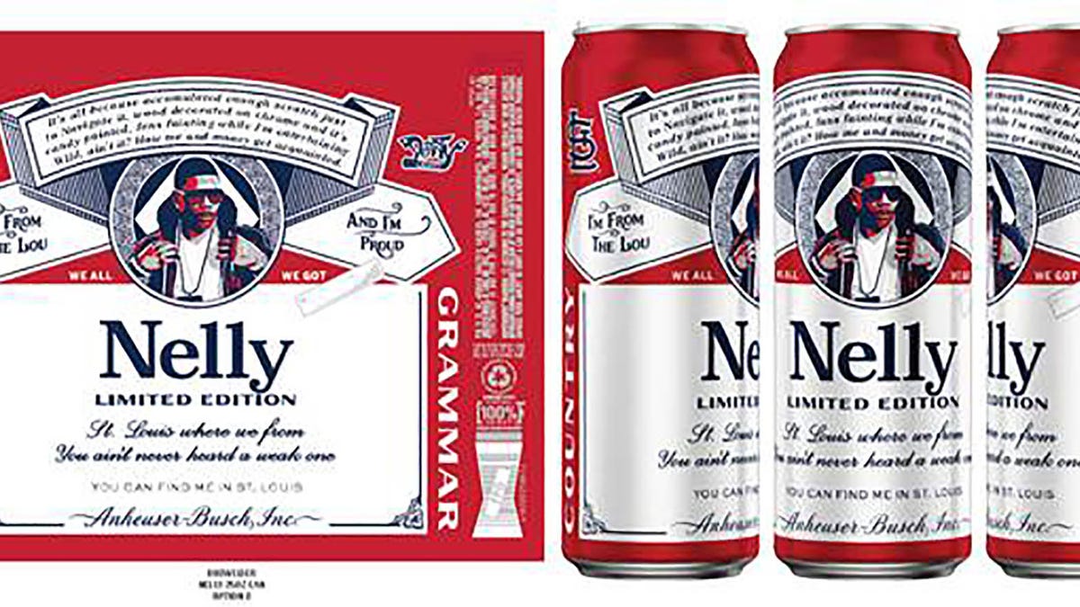 Nelly gets his own Budweiser can, and St. Louis rejoices